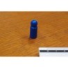 Pedina cilindrica Blu 10x25mm