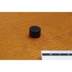 Token cilindrico 15x10mm nero