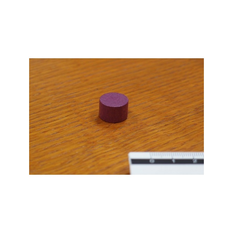 Token cilindrico 15x10mm viola - accessorio per giochi