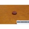 Token rotondo 15x4mm marrone