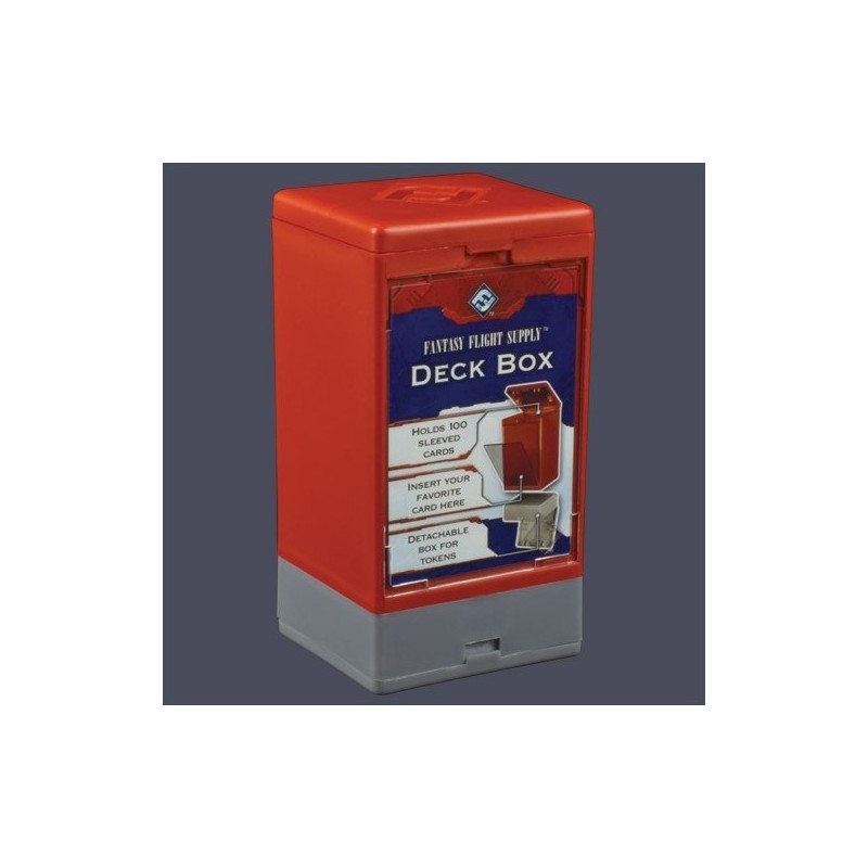 scatola porta mazzo FFG : Rosso - accessorio per giochi