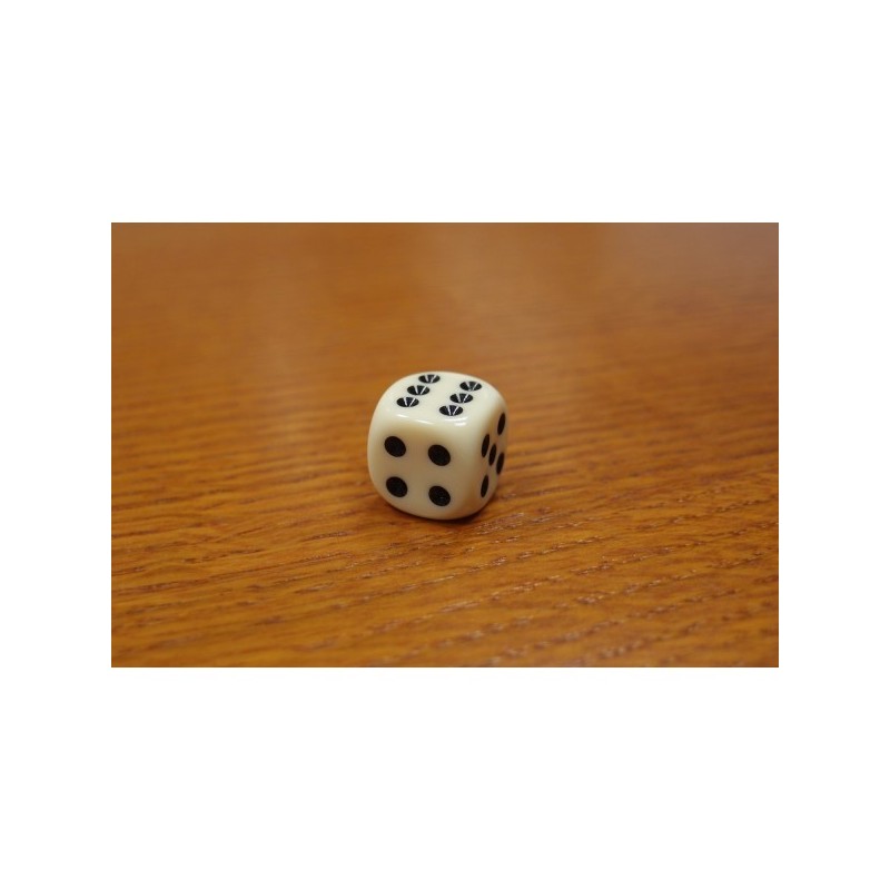 Dado 16mm Avorio - accessorio per giochi