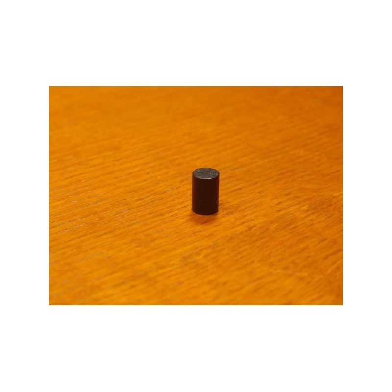 Token cilindrico 10x15 mm nero - accessorio per giochi