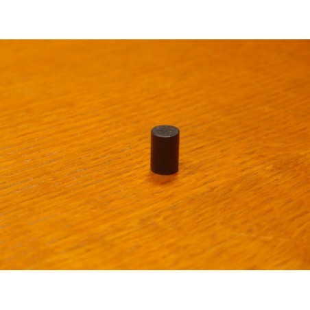 Token cilindrico 10x15 mm nero