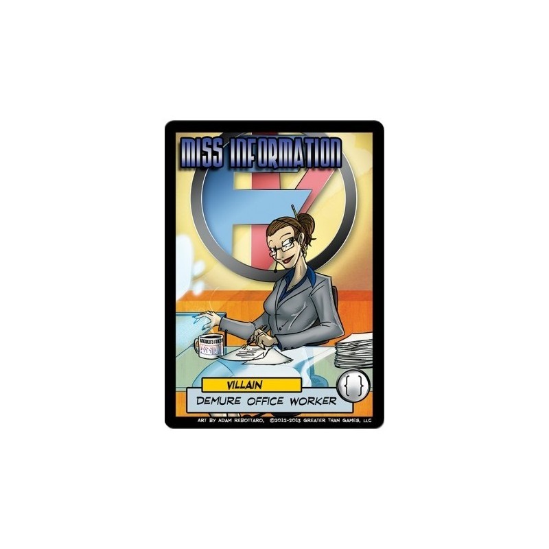 Miss Information Villain Character: Sentinels of the Multiverse - gioco da tavolo