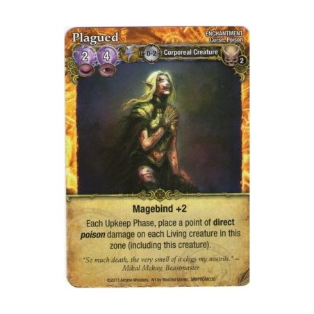 Plagued Promo Card: Mage Wars