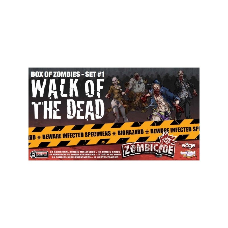 Box of Zombies Set 1 - Walk of the Dead: Zombicide - gioco da tavolo