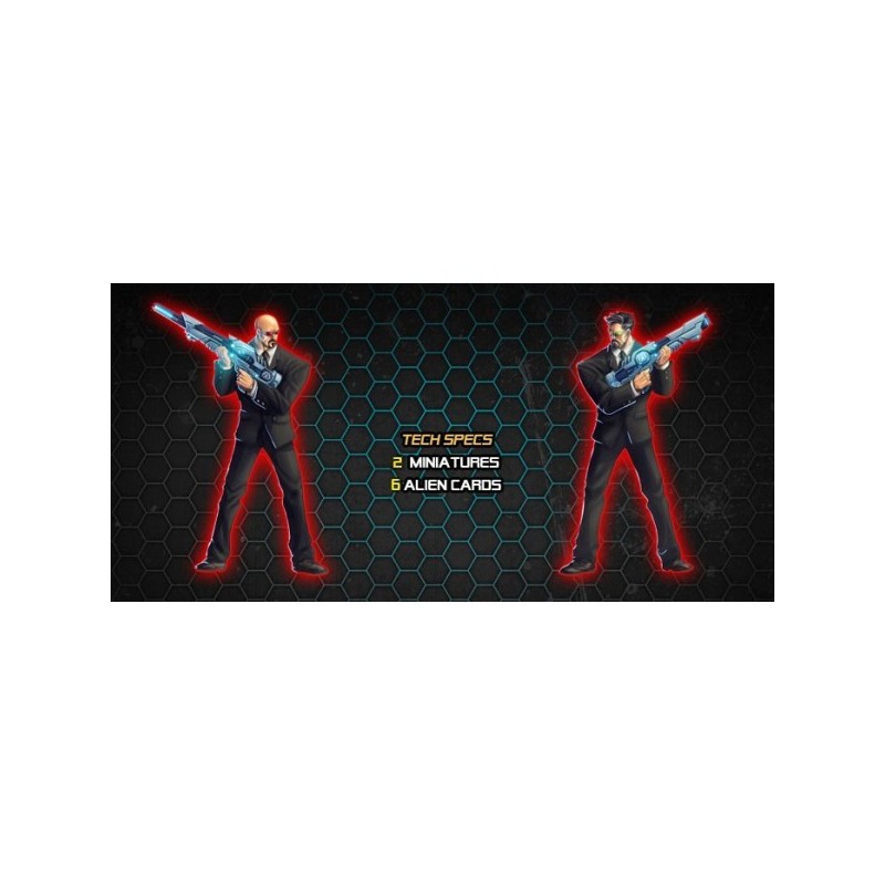 Red Mindcontrolled Agent N and Agent S Aliens Promo Pack: Galaxy Defenders - gioco da tavolo