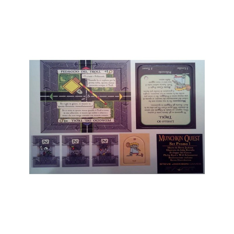 Munchkin Quest Promo Set 1 - gioco da tavolo
