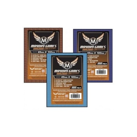 65x100 Bustine protettive MayDay Magnum Retro Blue MDG7102B
