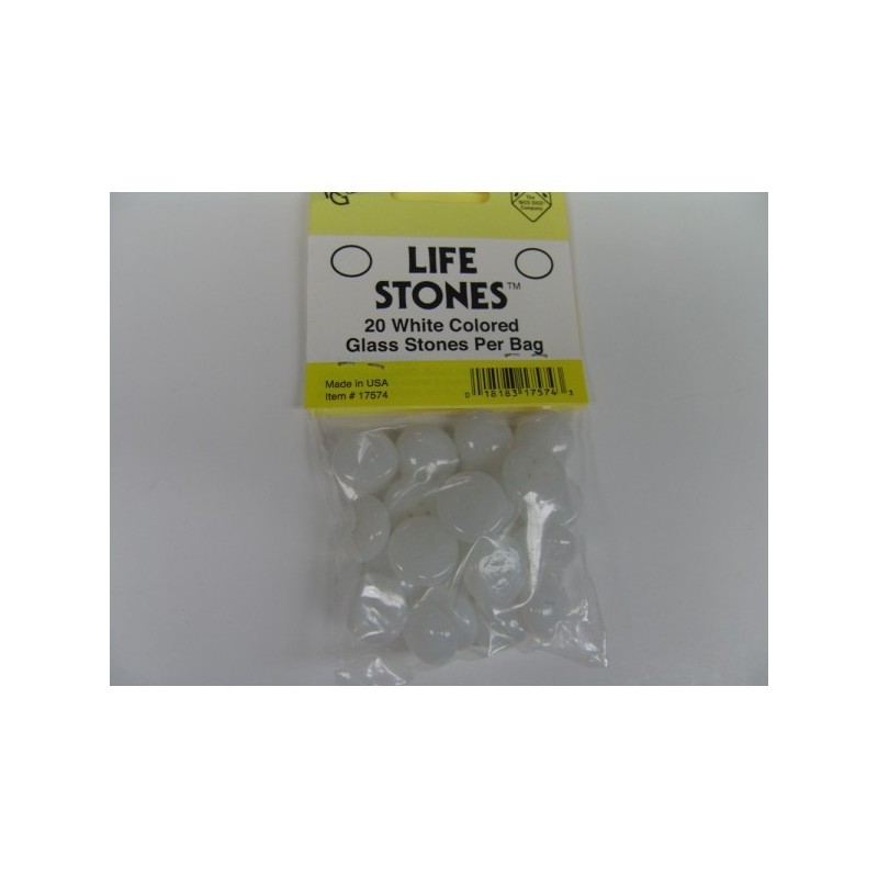 Pietre in vetro (Life Stones) Bianco - accessorio per giochi