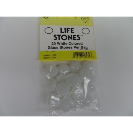 Pietre in vetro (Life Stones) Bianco