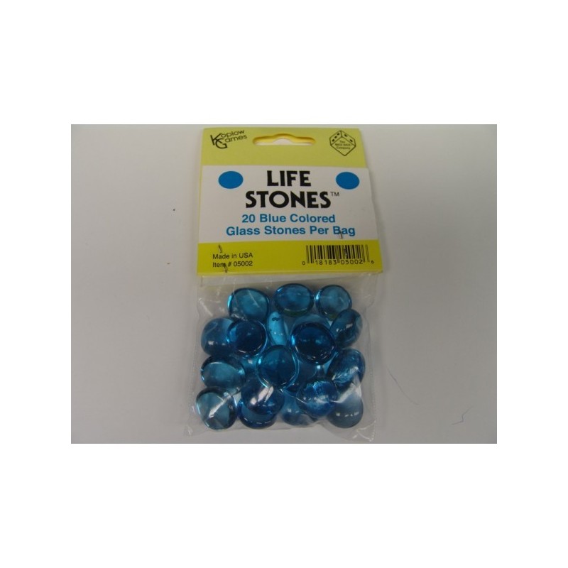 Pietre in vetro ( Life Stones ) Blu - accessorio per giochi