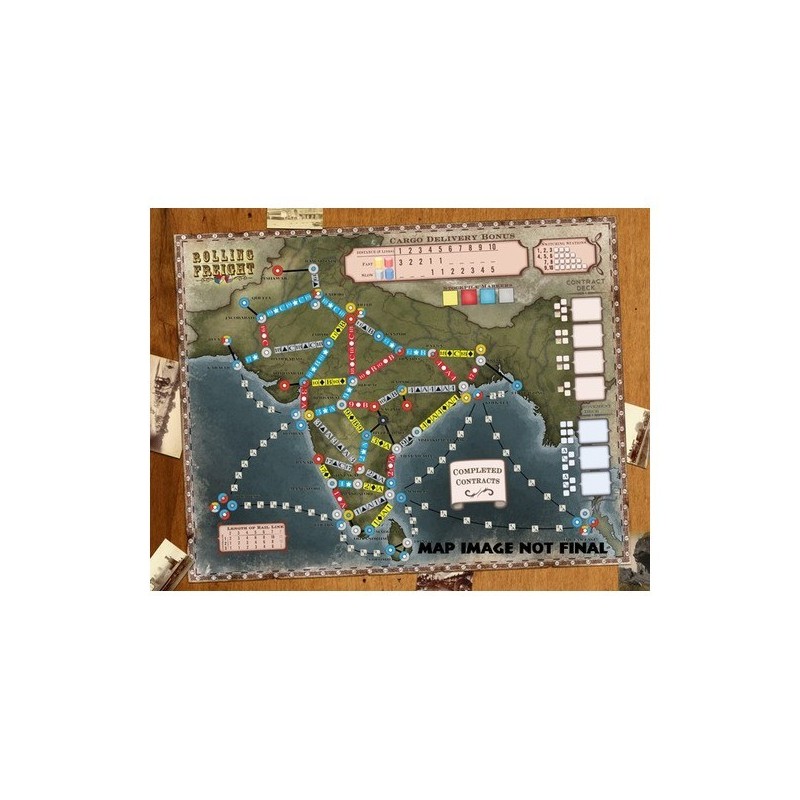 Great Britain and India: Rolling Freight - gioco da tavolo