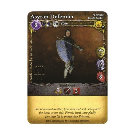 Asyran Defender Promo Card: Mage Wars