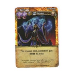 Debilitate Promo Card: Mage Wars