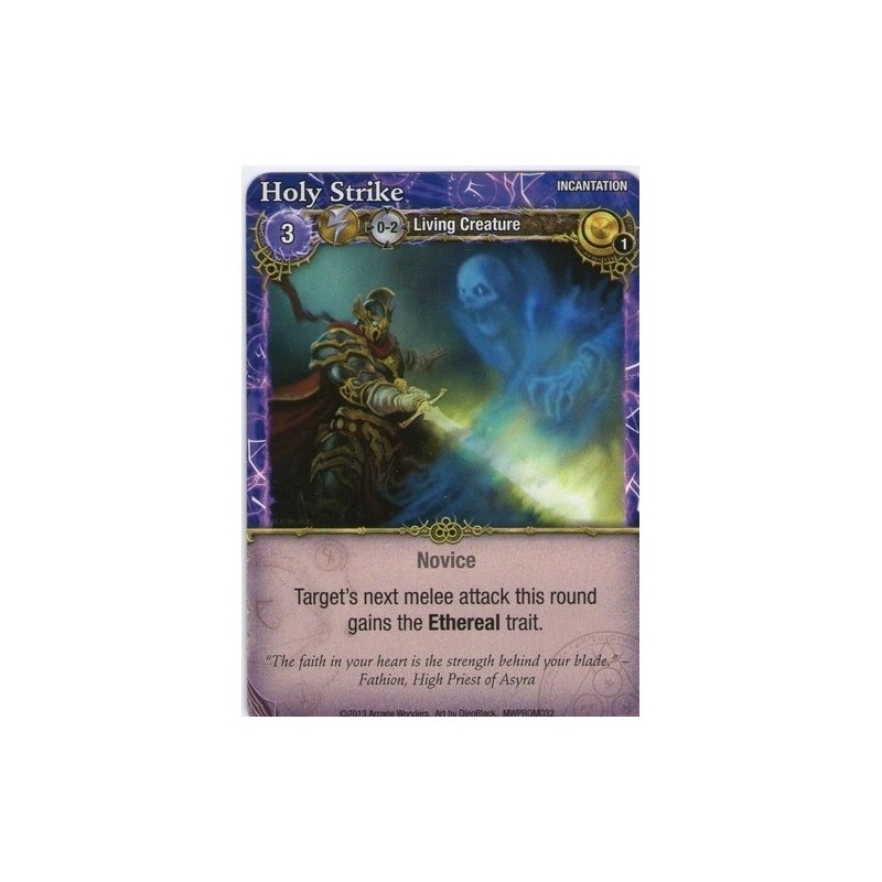 Holy Strike Promo Card: Mage Wars - gioco da tavolo