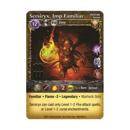 Sersiryx Promo Card: Mage Wars