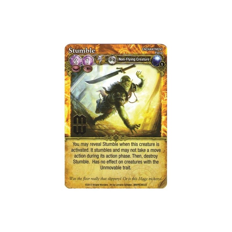 Stumble Promo Card: Mage Wars - gioco da tavolo