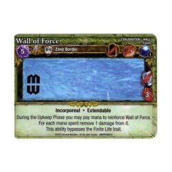 Wall of Force Promo Card: Mage Wars