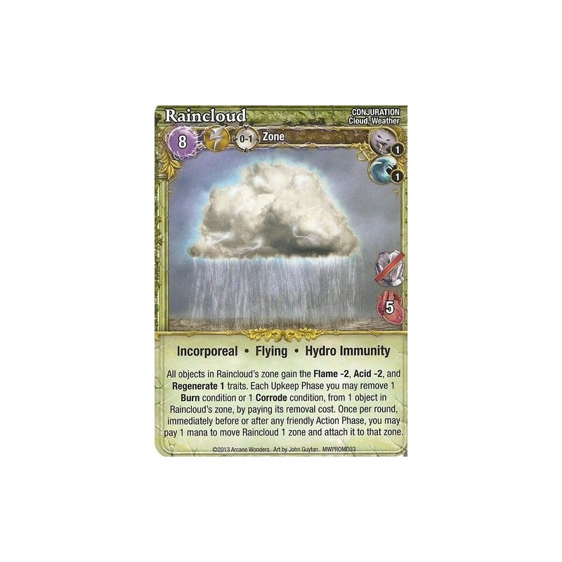 Raincloud Promo Card: Mage Wars - gioco da tavolo