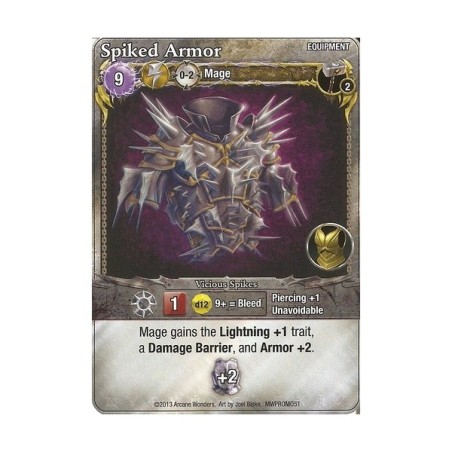 Spiked Armor Promo Card: Mage Wars
