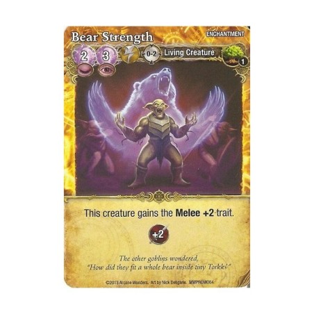 Bear Strength Promo Card: Mage Wars