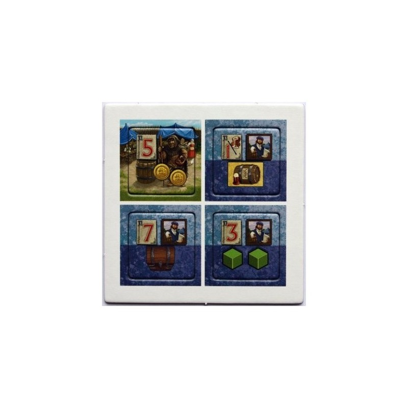 Village: 4 Nuove Tessere Clienti (2 Base + 1 Inn e 1 Port) - gioco da tavolo