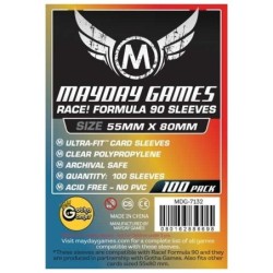55x80 mm bustine protettive trasparenti MayDay (Race! Formula 90) - 100 bustine MDG7132