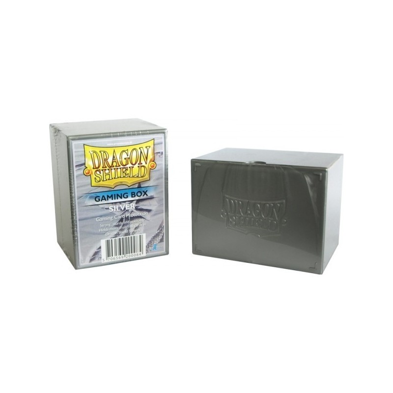 Dragon Shield - portamazzo 100 carte (Argento) ART20008 - accessorio per giochi