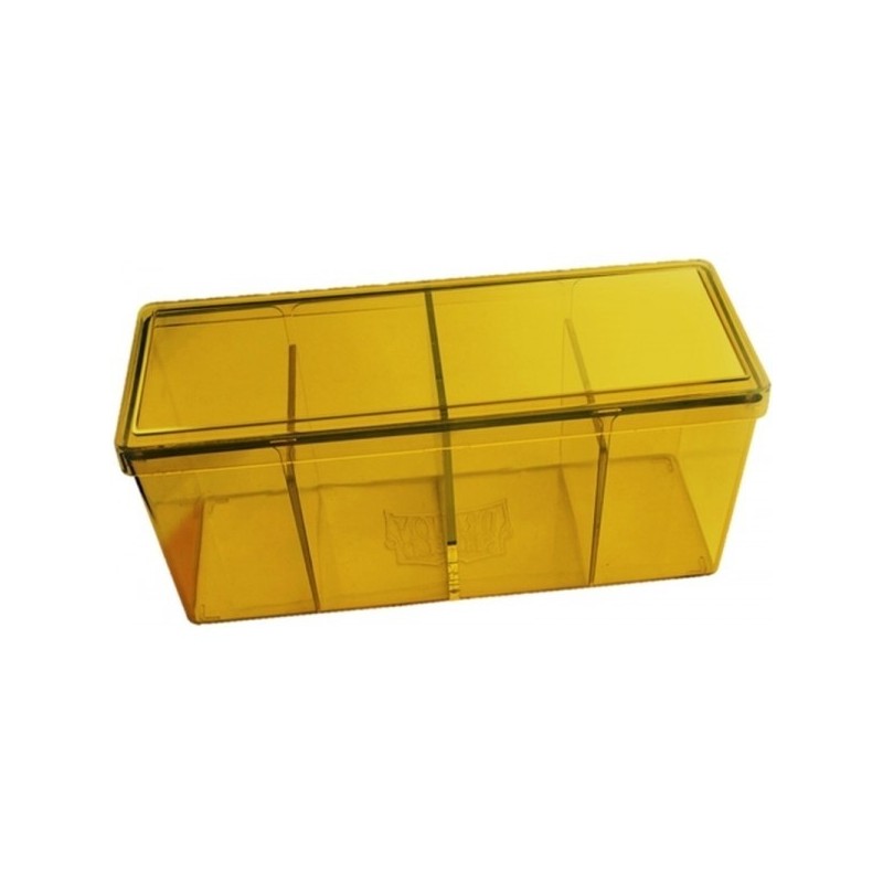 Dragon Shield - scatola 4 compartimenti (Giallo) ART20314 - accessorio per giochi