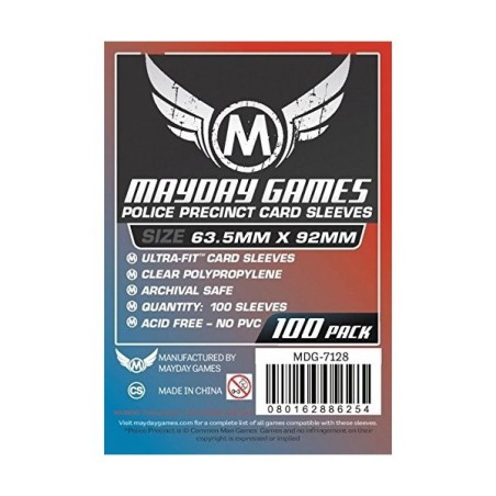 63,5x92 mm Bustine protettive MayDay - 100 bustine MDG7128