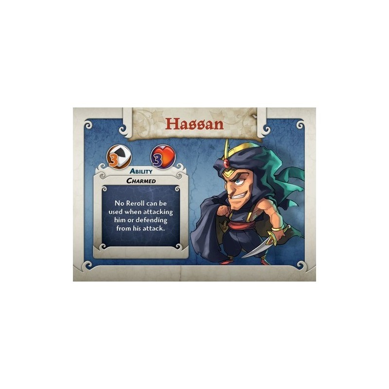 Hassan: Arcadia Quest - gioco da tavolo