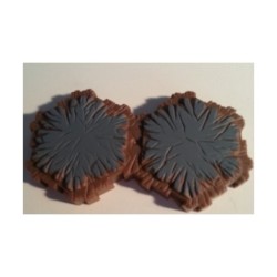 Heroscape Tile - Roccia 2 esagoni (Rock)