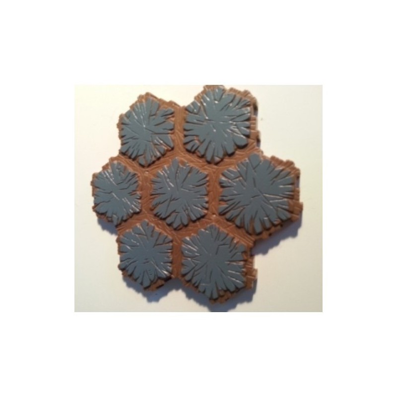 Heroscape Tile - Roccia 7 esagoni (Rock) - gioco da tavolo