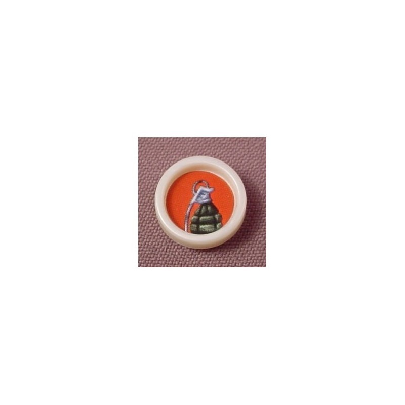 Heroscape - Segnalino bianco/Bomba (White marker/Bomb) - gioco da tavolo