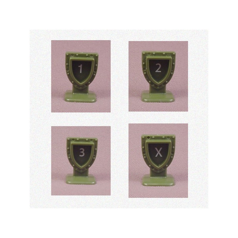 Heroscape - Set ordini VERDE - 4 pezzi (Order set GREEN) - gioco da tavolo