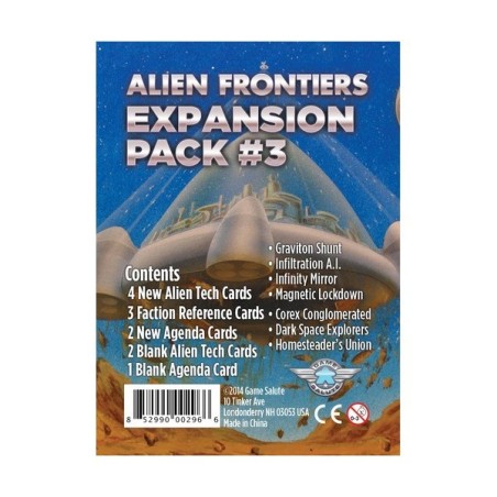 Expansion Pack 3 2nd Ed.: Alien Frontiers