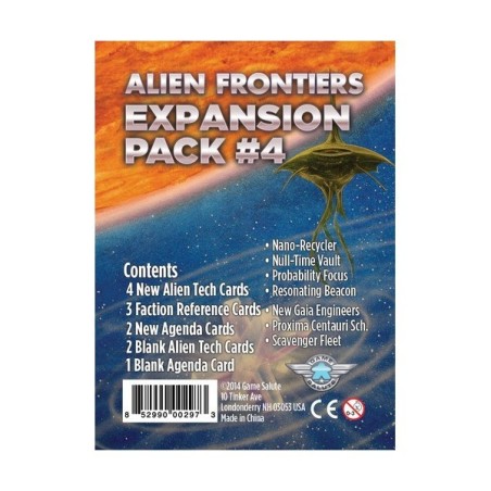 Expansion Pack 4 2nd Ed.: Alien Frontiers