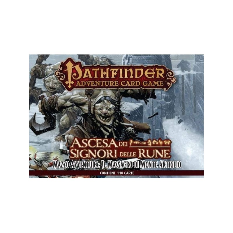 Il Massacro di Monte Artiglio - Pathfinder Adventure Card Game: Ascesa dei Signori delle Rune - gioco da tavolo
