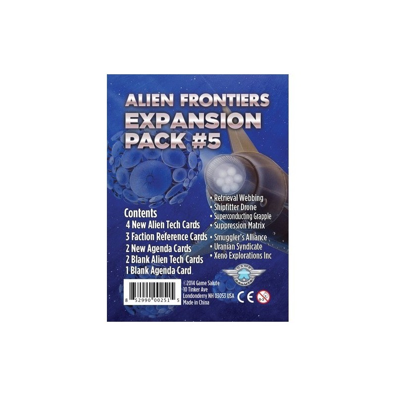 Expansion Pack 5 2nd Ed.: Alien Frontiers - gioco da tavolo