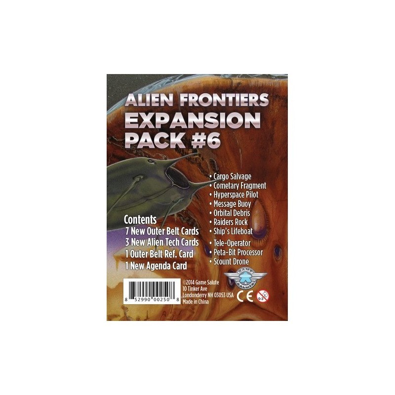 Expansion Pack 6 2nd Ed.: Alien Frontiers - gioco da tavolo