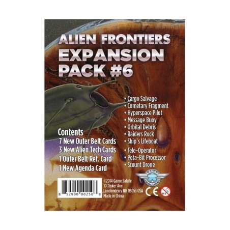 Expansion Pack 6 2nd Ed.: Alien Frontiers