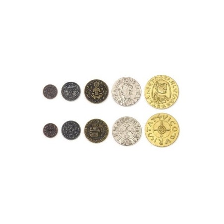 Monete Medievali in metallo (Metal Coins Middle Ages)