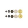Monete Medievali in metallo (Metal Coins Middle Ages)