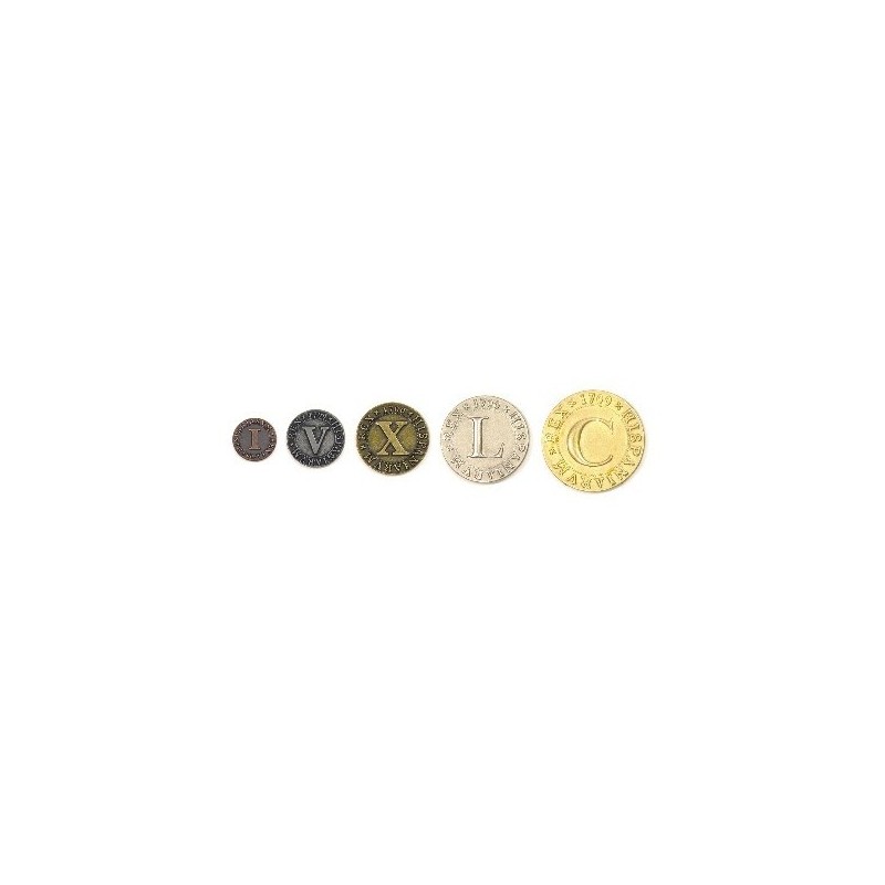 Monete Dobloni Pirata in metallo (Metal Coins Pirate Doubloons) - accessorio per giochi