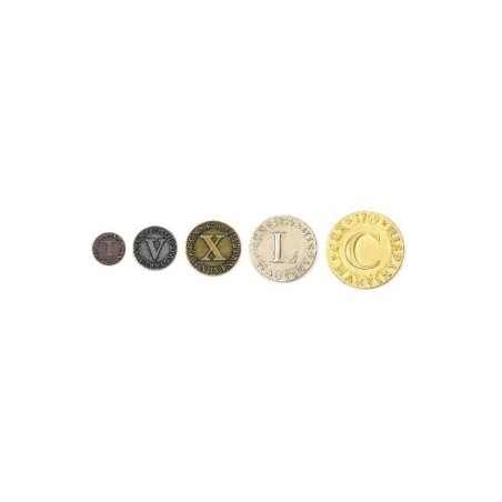 Monete Dobloni Pirata in metallo (Metal Coins Pirate Doubloons)