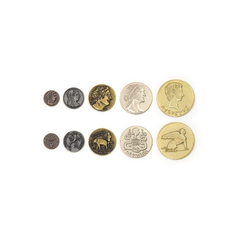 Monete Egizie in metallo (Metal Coins Egyptian) - accessorio per giochi
