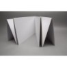 Tabellone bianco ripiegabile in 8 parti