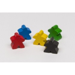 Meeple Carcassonne Blu
